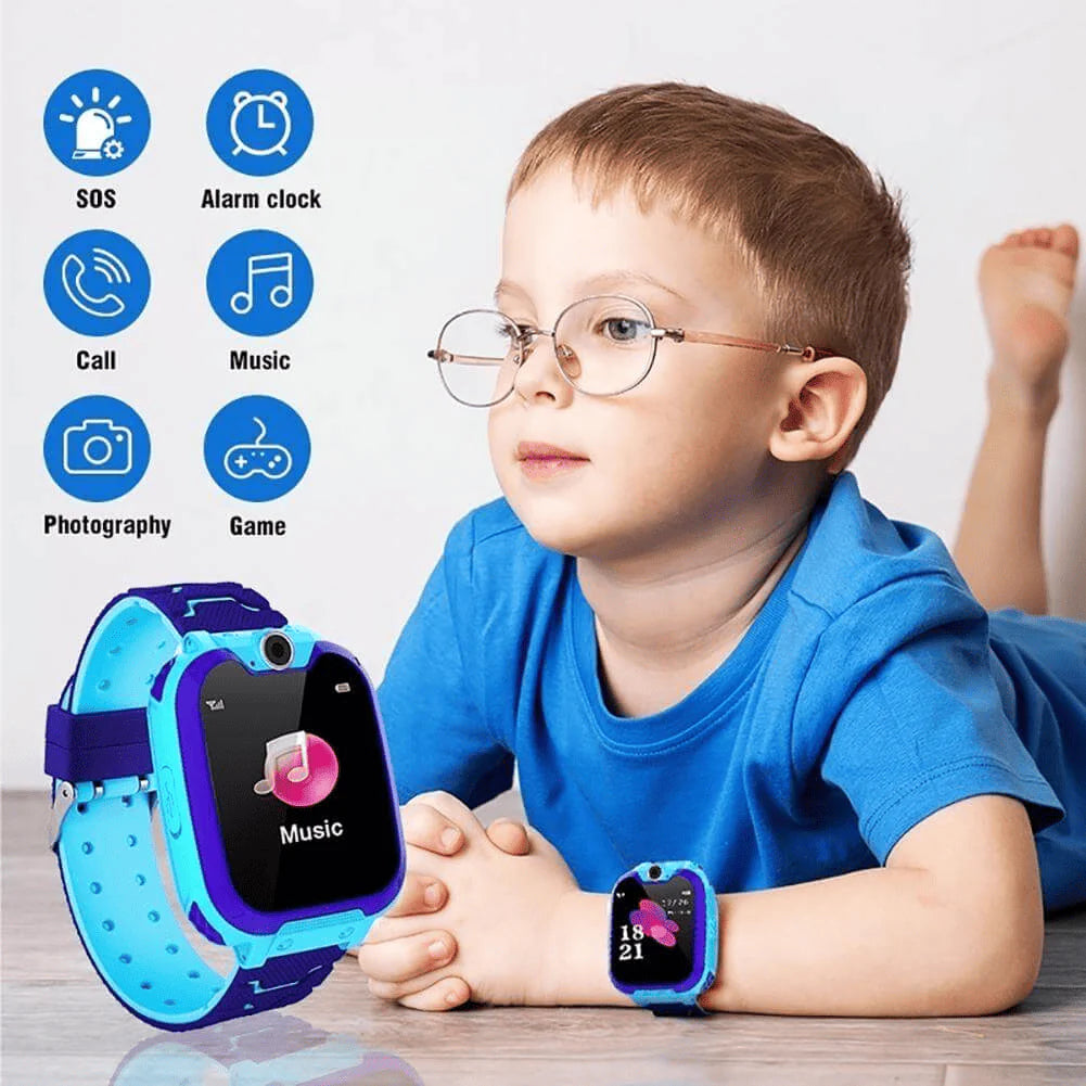 Reloj inteligente con GPS KidGuard® Con Chip Llamadas, Rastreo Y Cámara