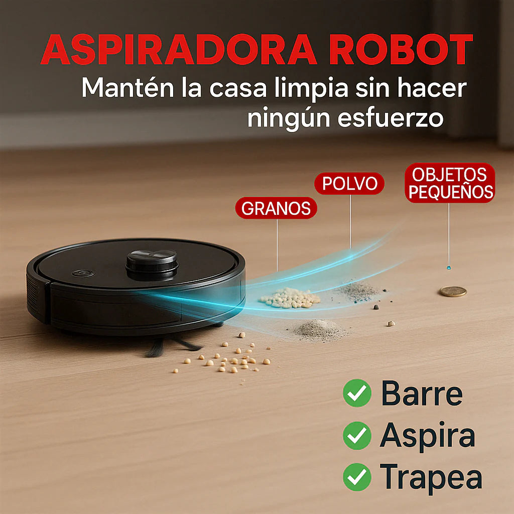 Cleanme® Aspiradora Robot | Limpia tu hogar sin mover un dedo – Beuti Shop