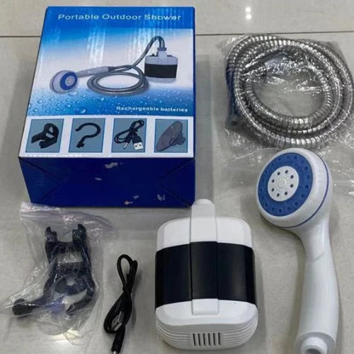 Ducha Portátil Automática Con Bomba De Agua Recargable