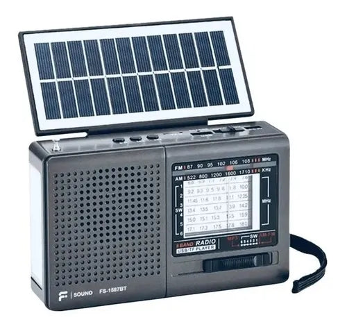 Radio con panel solar