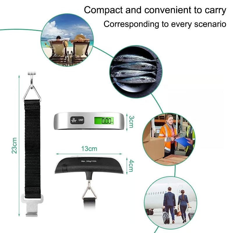 LugWeight Pro – Báscula Digital Portátil para Equipaje
