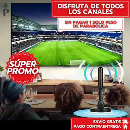 SignalPro™: Antena Digital 360° - TV Gratis en HD con Tecnología de Recepción Avanzada