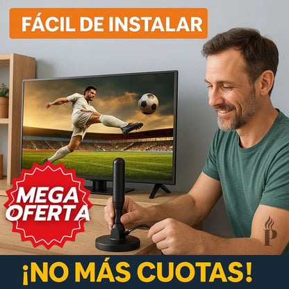 SignalPro™: Antena Digital 360° - TV Gratis en HD con Tecnología de Recepción Avanzada